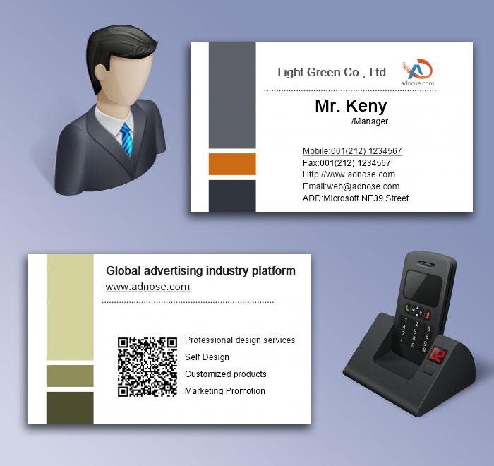 Gray simple business card5