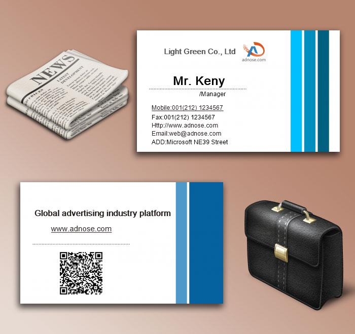 Blue side business card6
