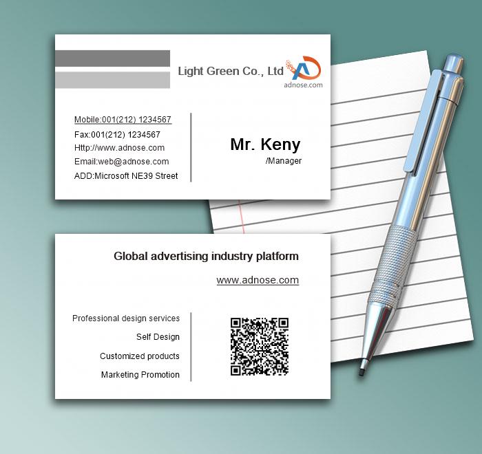 Gray stripe card1