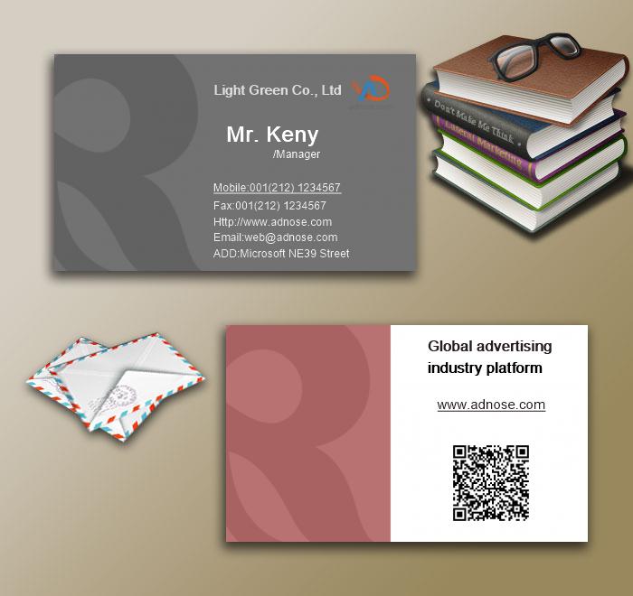 Black simple name card3