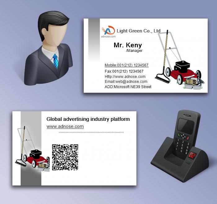 Lawn mower business card5