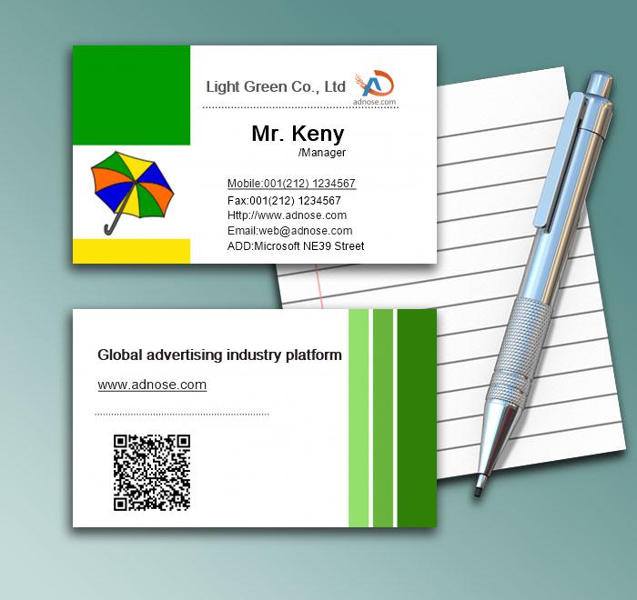 Green edge business cards1