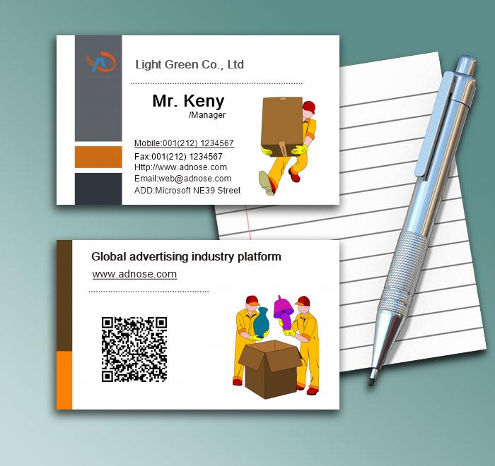 Moving company business card1