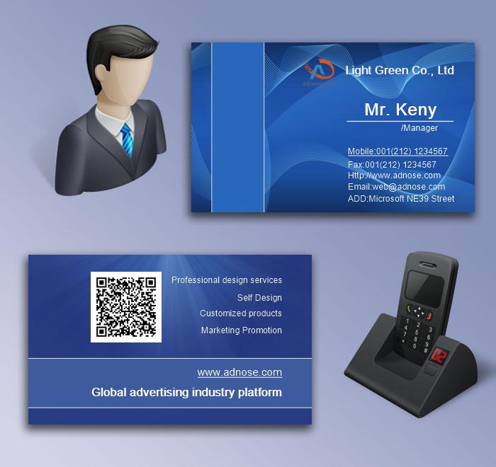 Blue name card5