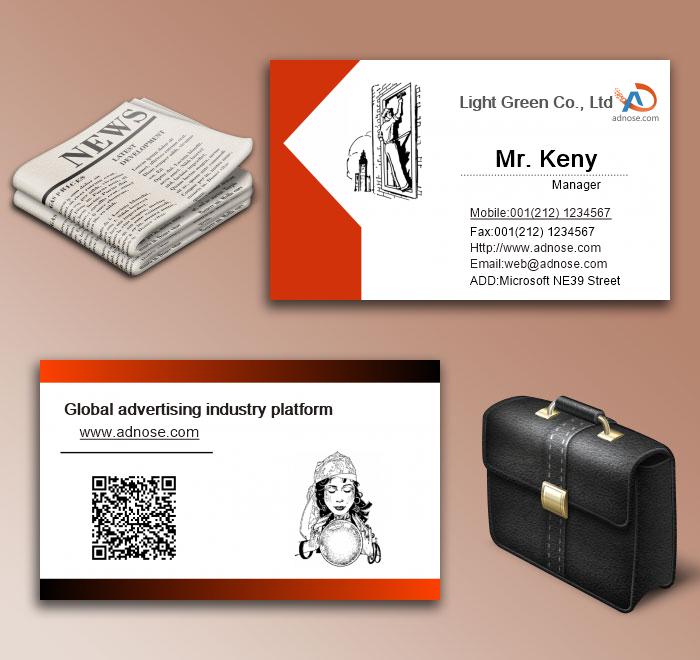 Red edge business card6