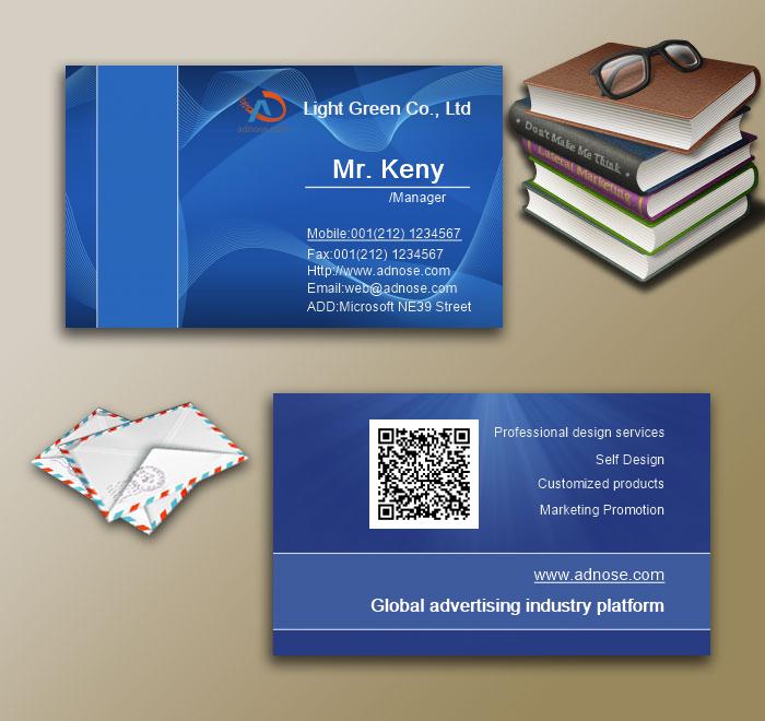 Blue name card3