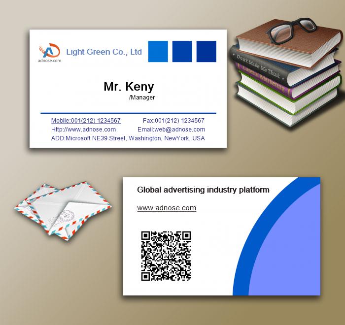 Blue envelopes card3