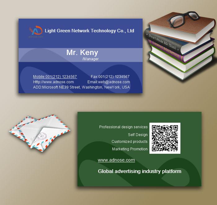 Blue green card3