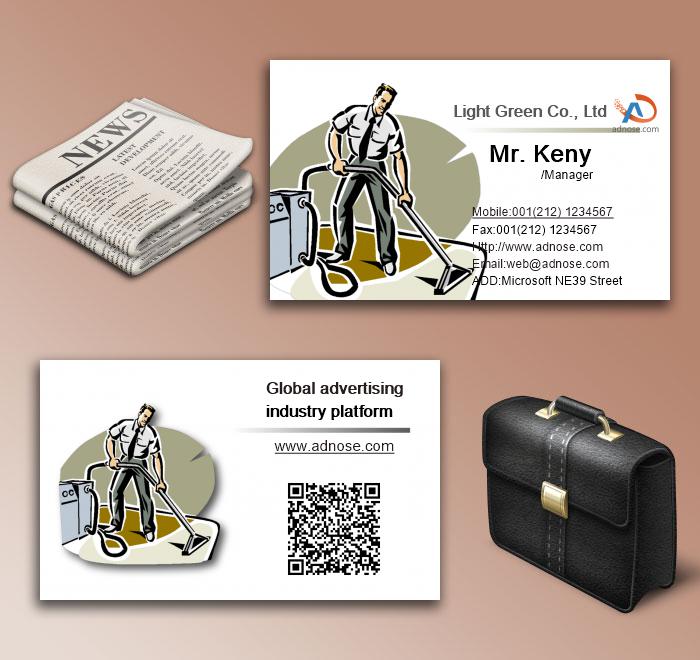 Office cleaning business card6