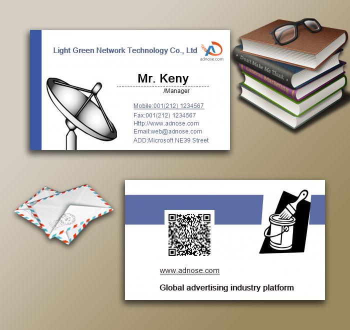Line drawing business card3