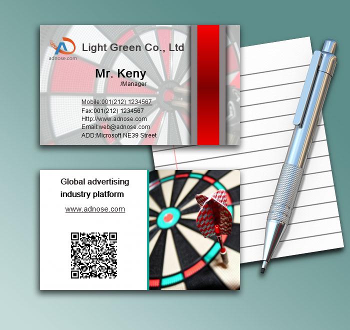 Darts Sports business card1