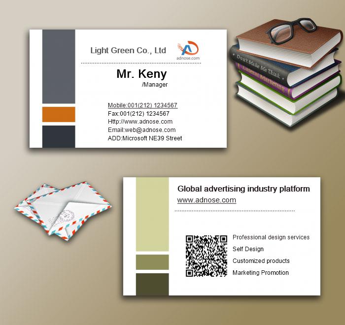 Gray simple business card3