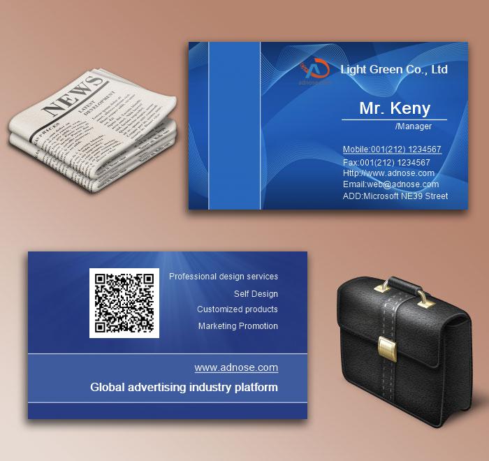 Blue name card6