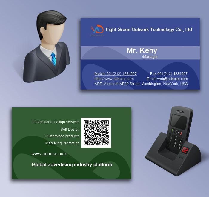 Blue green card5