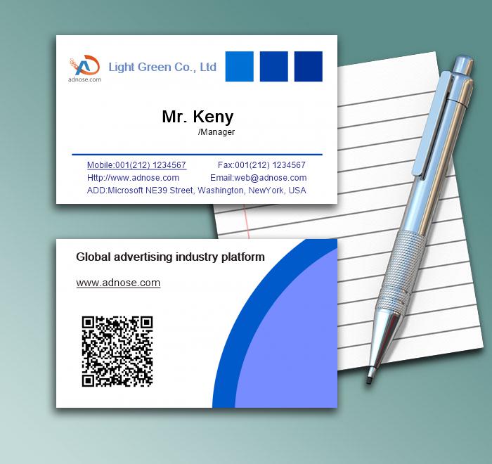 Blue envelopes card1