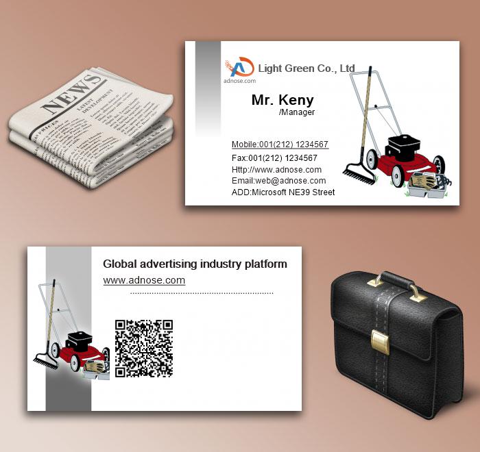Lawn mower business card6