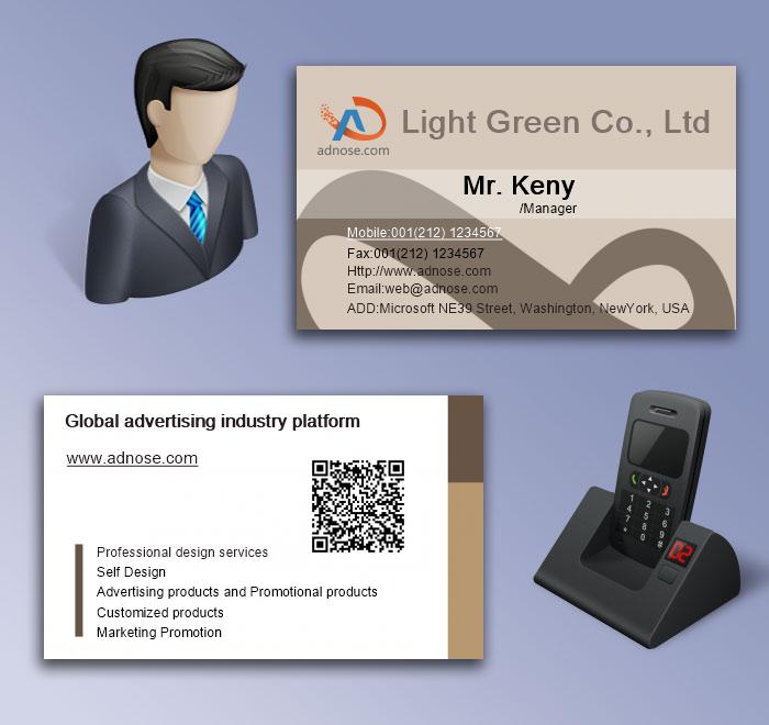 Brown business card5