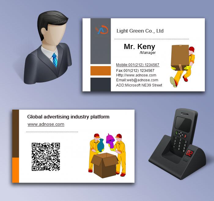 Moving company business card5