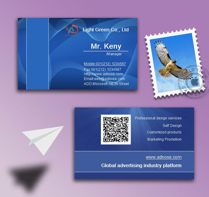 Blue name card2
