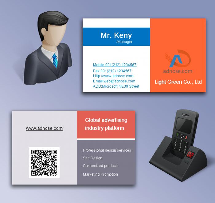 Orange blue card5
