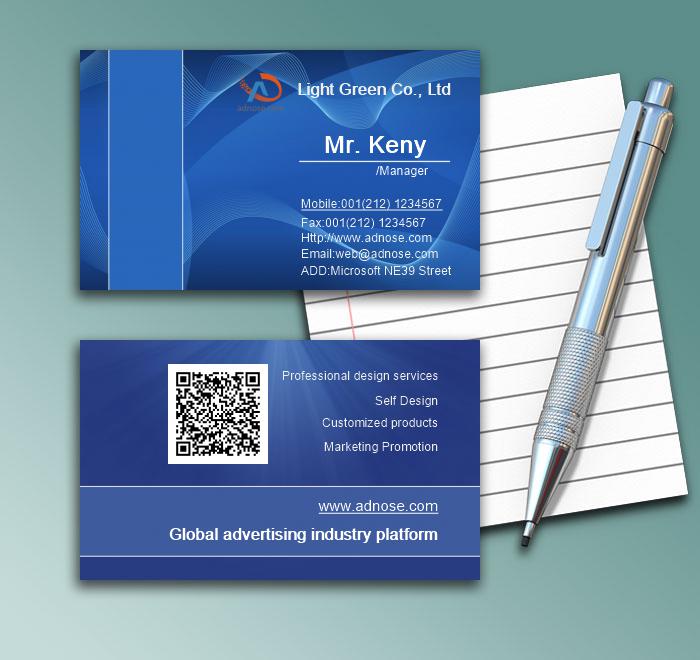 Blue name card1