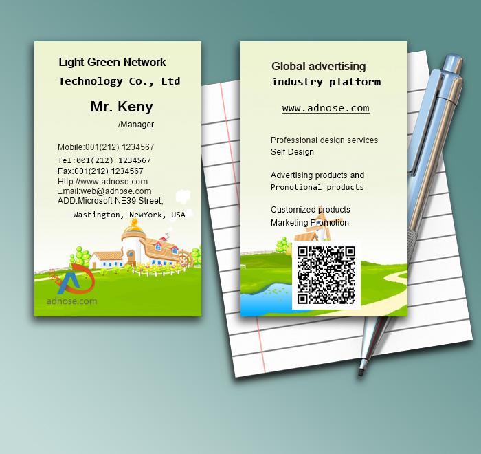 Cartoon Green Castle enviro<em></em>nmental protection business card1