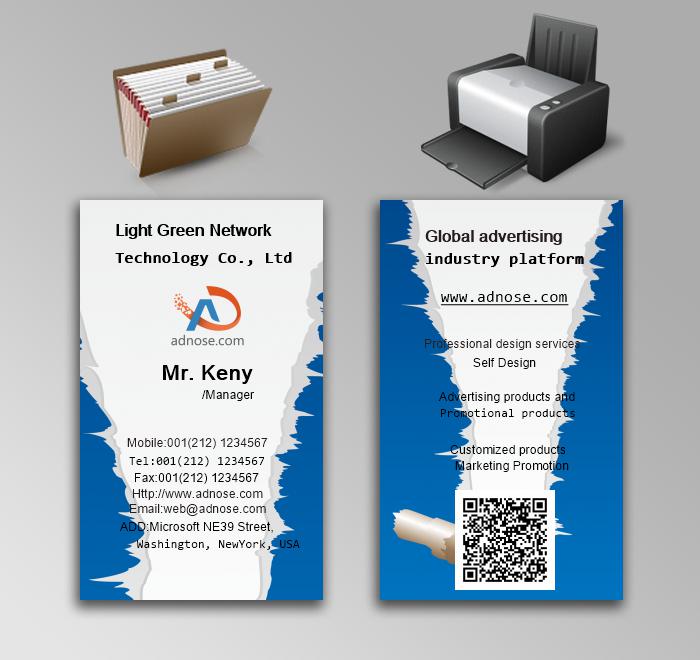Simple white building business card 3