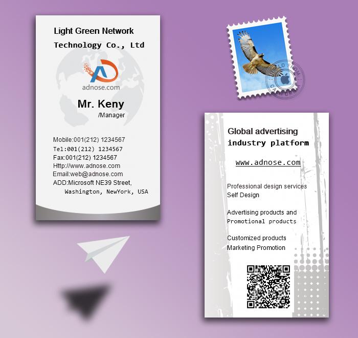 Simple gray general business card2
