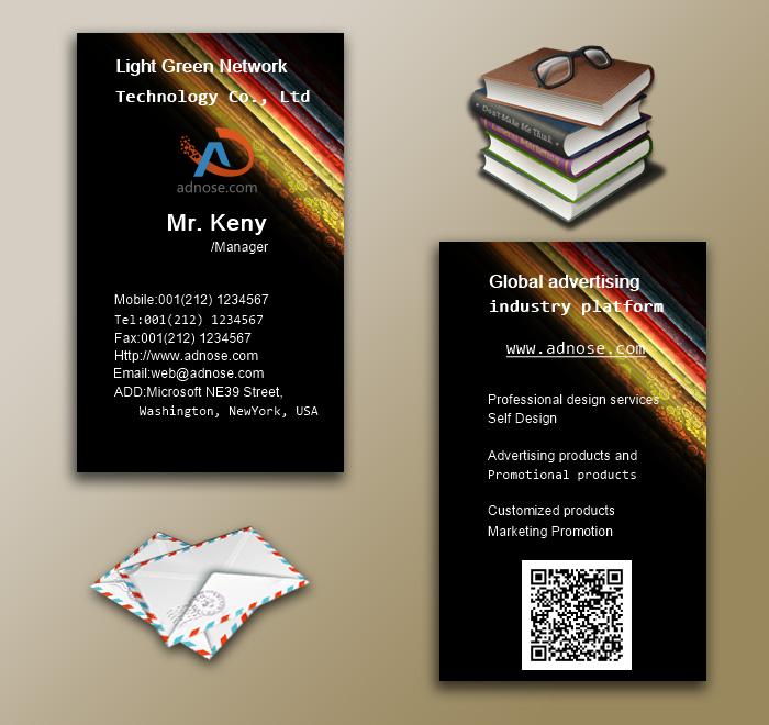 Color card fabric fantasy effect business card 6