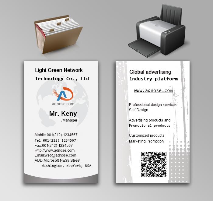 Simple gray general business card3