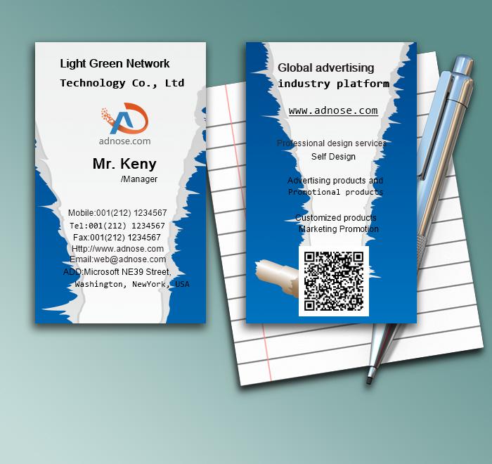 Simple white building business card 1